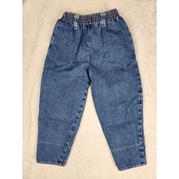 Vintage Disney Minnie Mouse Kids Size 3 Jeans Stretchy Waist Denim Mouse Gear - Picture 6 of 13